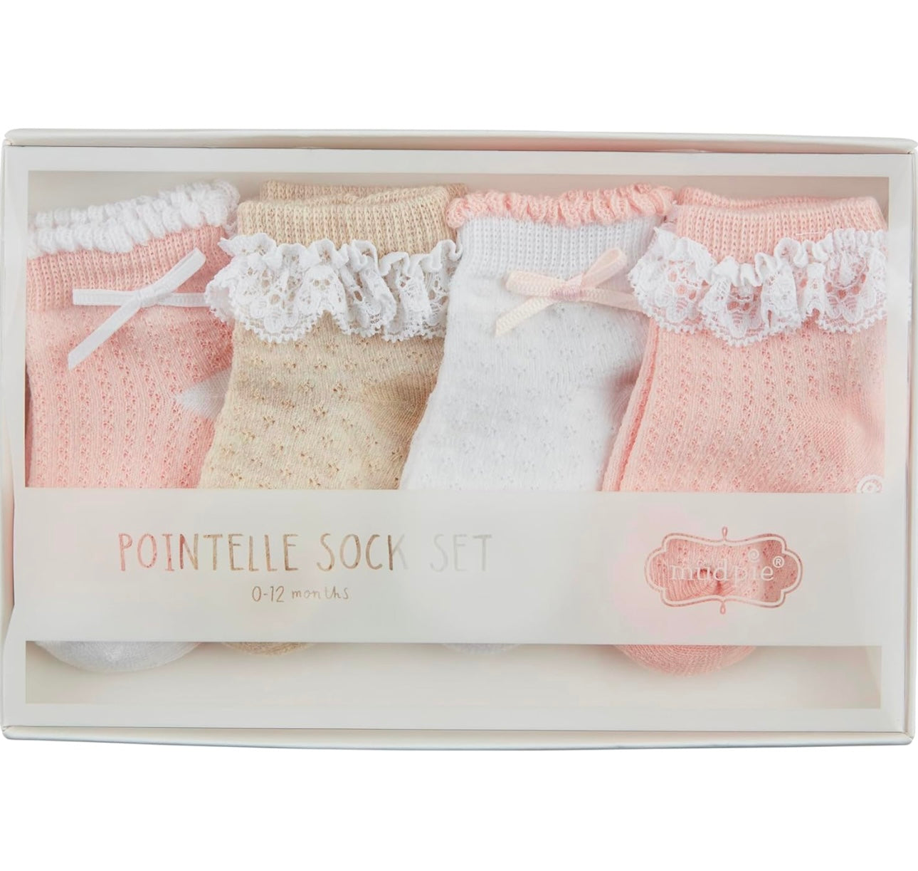 Mud Pie Girls Pointelle Sock Box