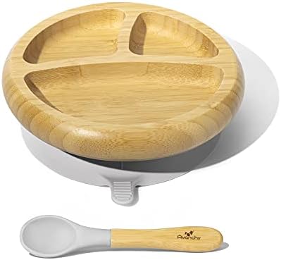 Bamboo Divided Plate + Spoon