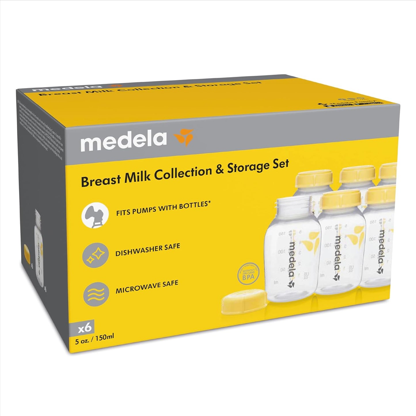 Breast Milk Collection & Storage Set 6pk