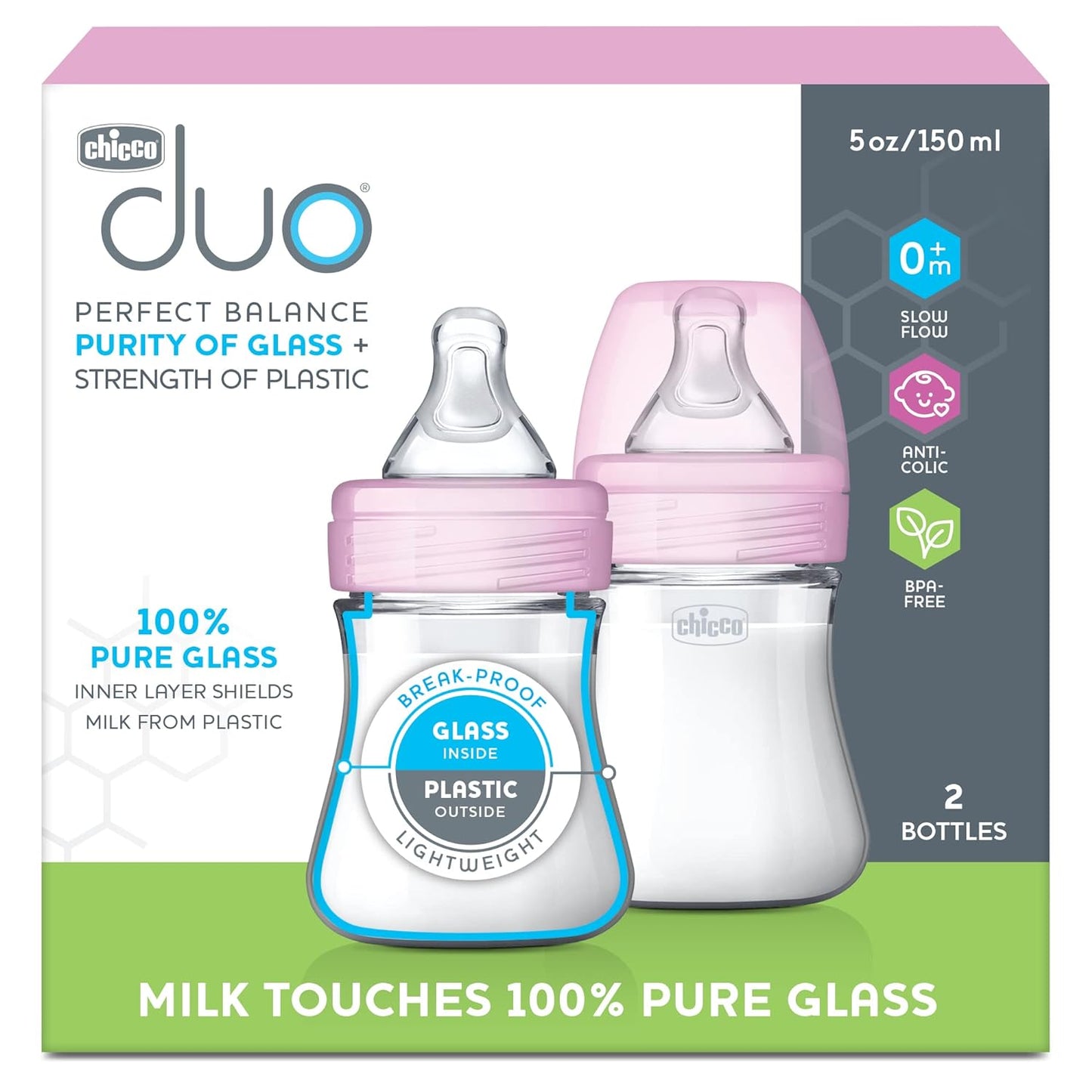 Chicco Duo 5oz Bottle Set