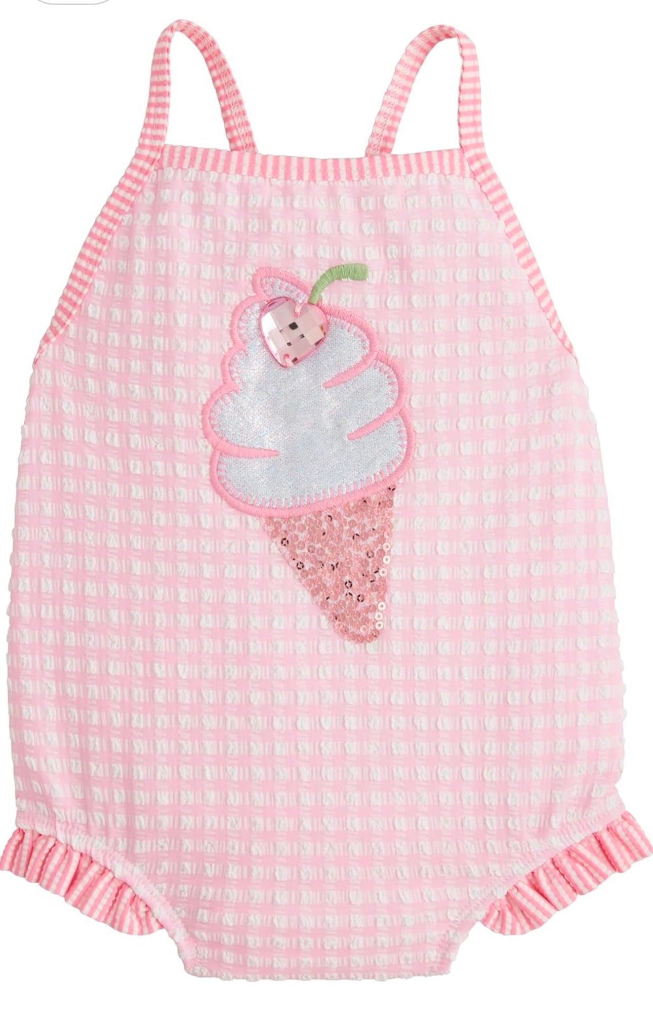 Mud Pie Girls Children's Glitter Icecream 1pc