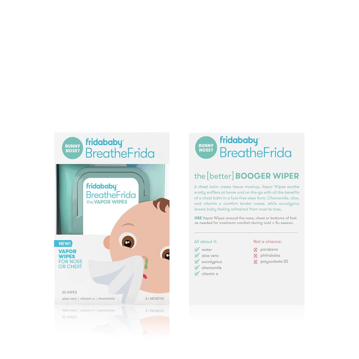 Frida Baby Breathefrida Baby Vapor Wipes for Nose