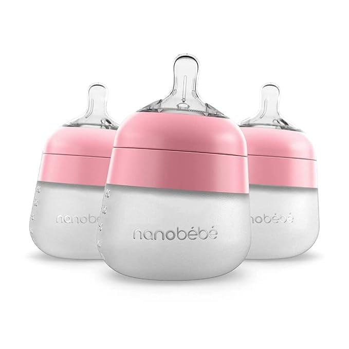 Nanobébé Flexy Silicone 2pk Baby Bottle 9oz