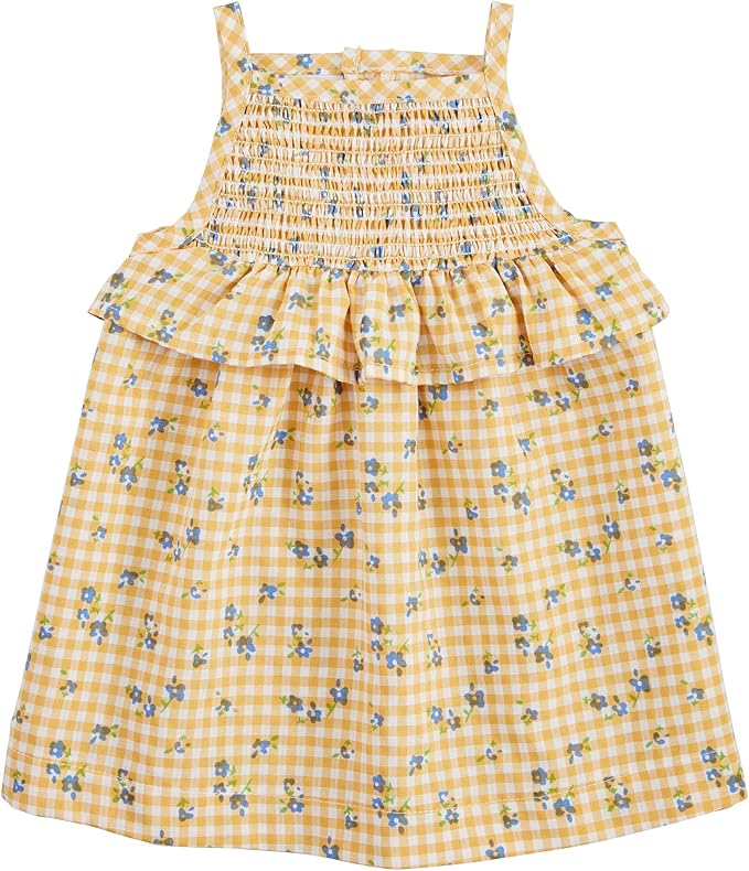 Yellow Gingham Dress