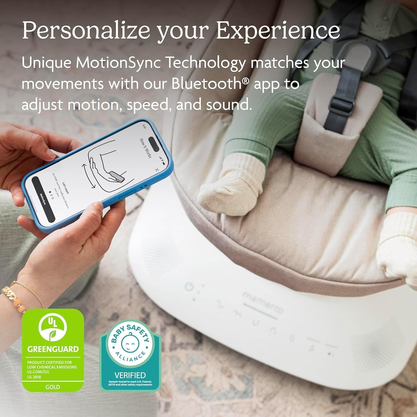 MamaRoo® multi-motion baby swing™