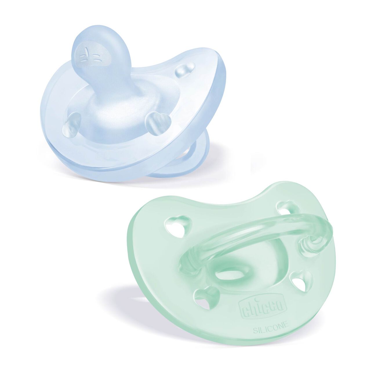 Silicone Pacifier - Soft Pink 0-6m (2pc)