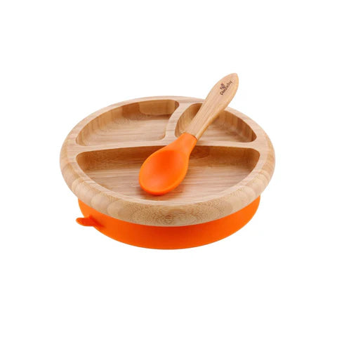 Bamboo Divided Plate + Spoon