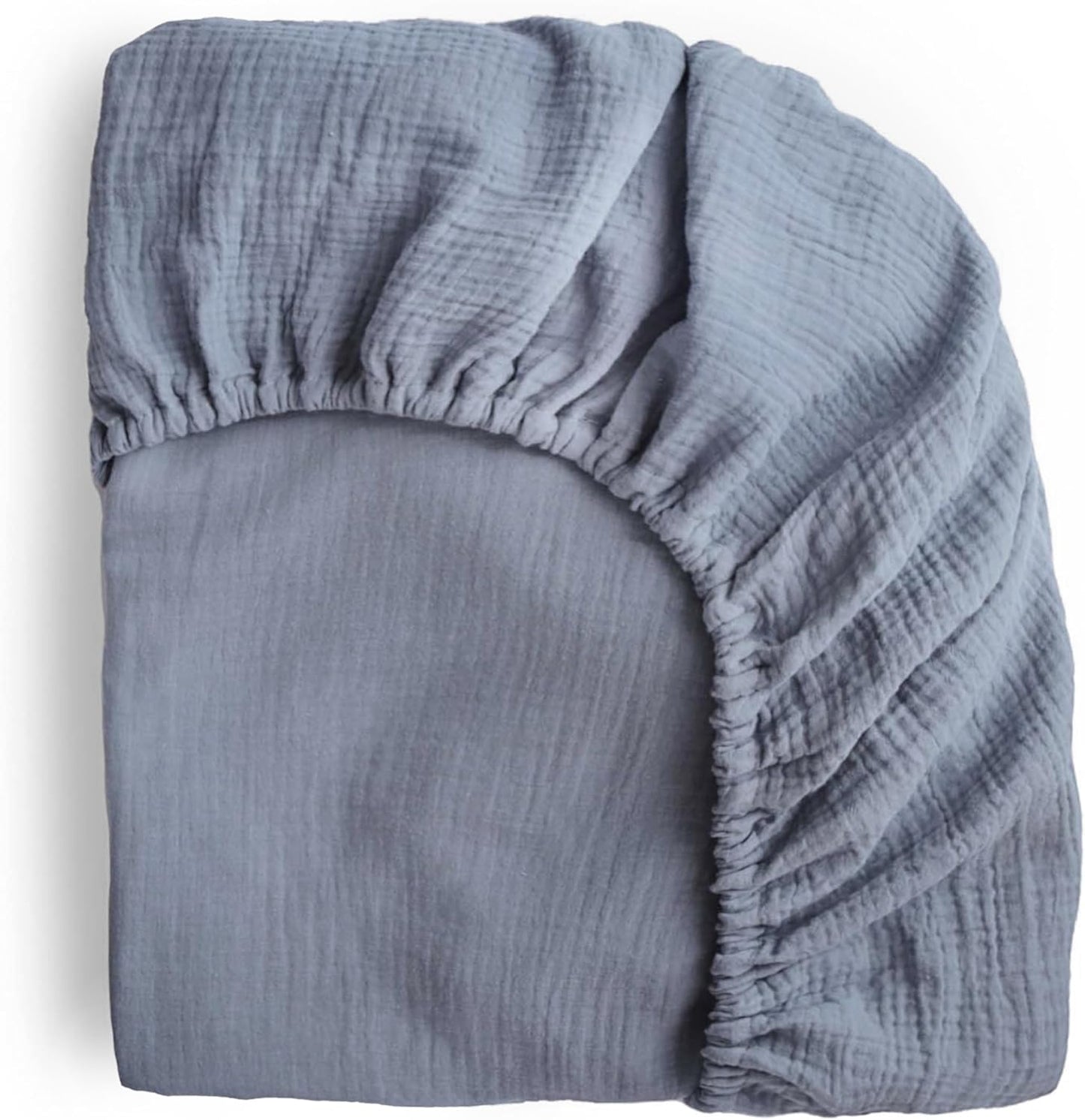 Mushie Extra Soft Muslin Fitted Crib Sheet