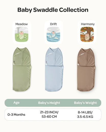 Momcozy Easy Swaddle Wrap 0-3m