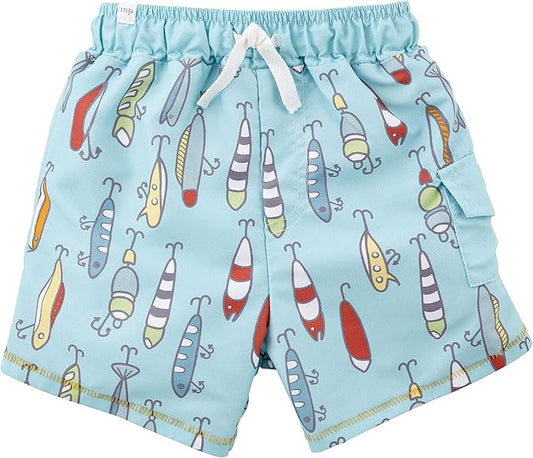 Fishing Lure Swim Trunks