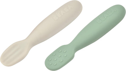 BEABA Set of 2 Silicone Pre-Spoons