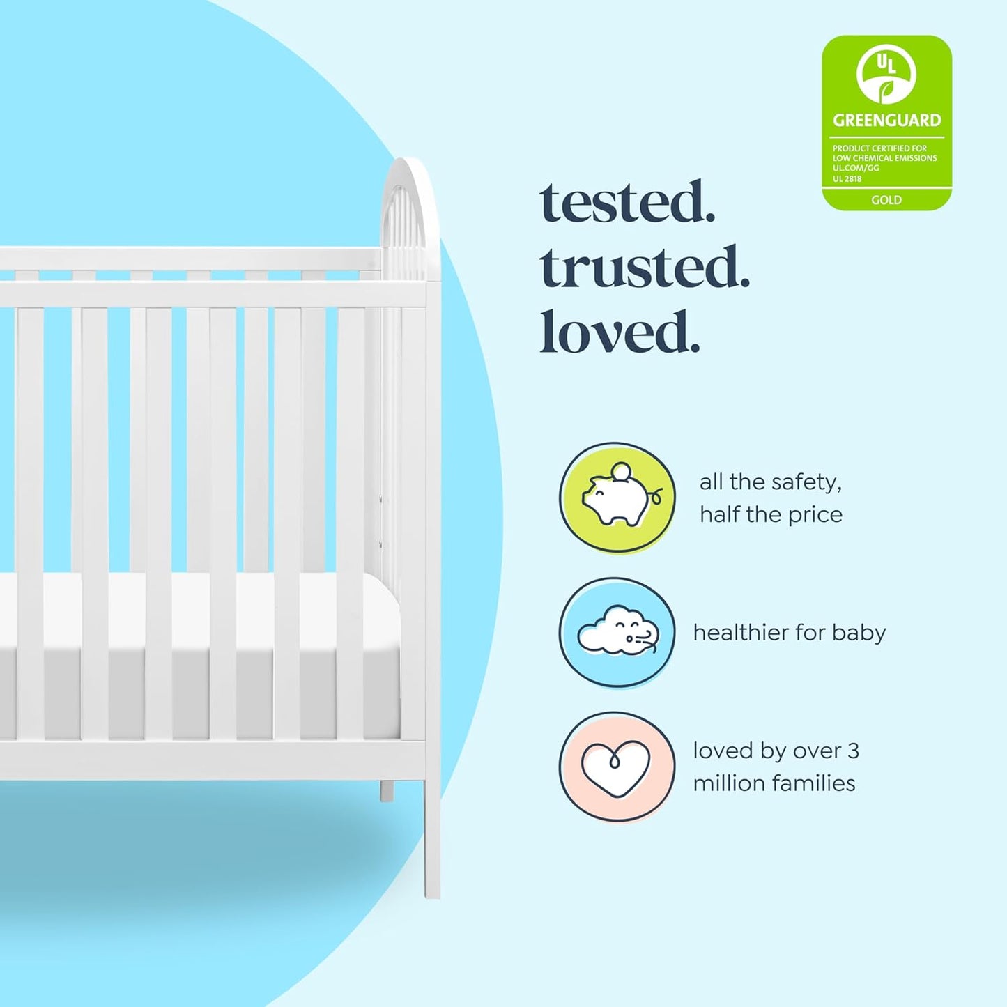 Davinci Beau 3-in-1 Baby Crib