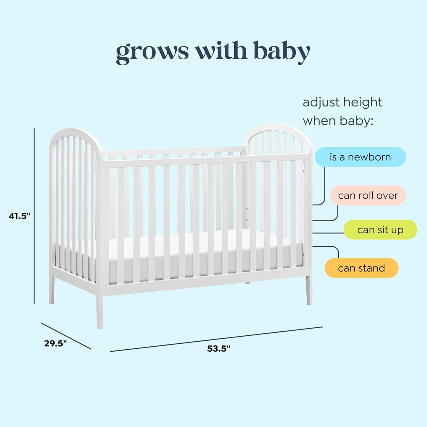 Davinci Beau 3-in-1 Baby Crib