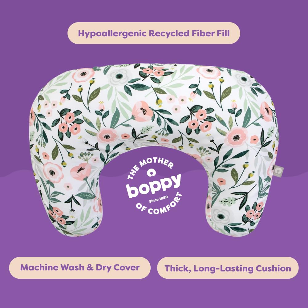 Boppy Nursing Pillow - Firm, Ergonomic U-Shaped