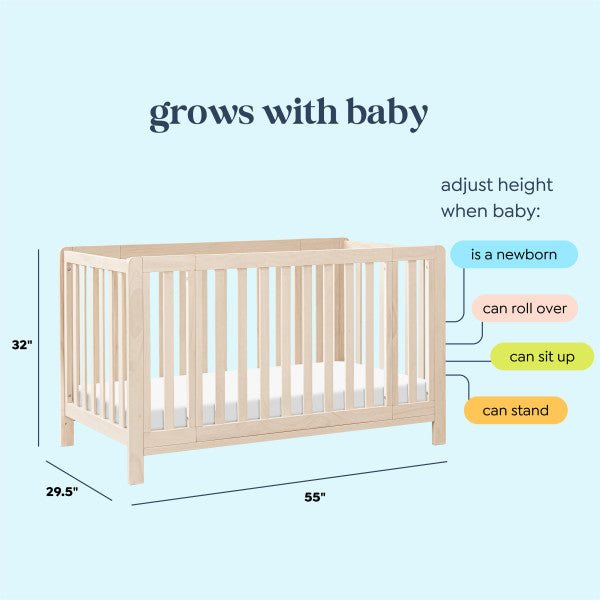 DaVinci Colby GROW 6-in-1 Convertible Bassinet to Crib