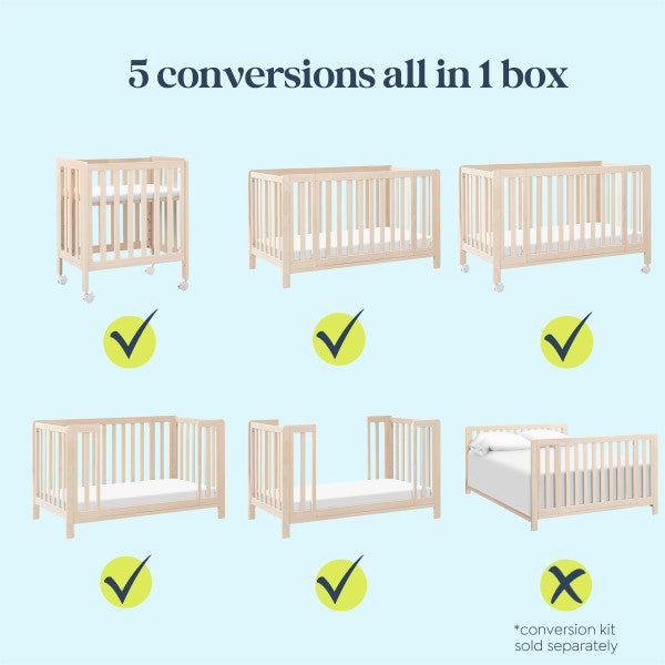 DaVinci Colby GROW 6-in-1 Convertible Bassinet to Crib