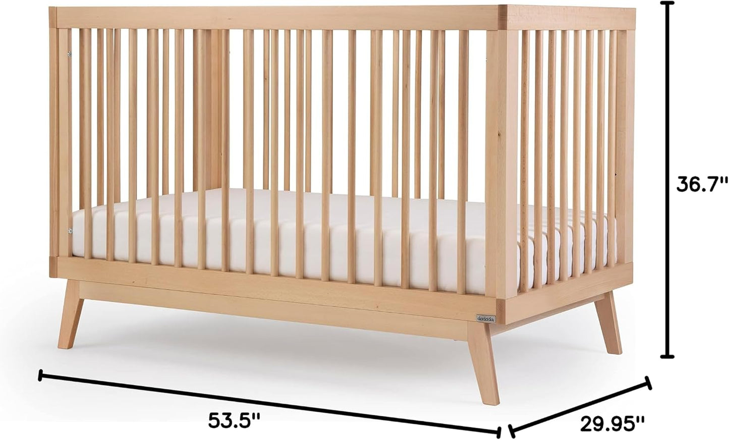 Dadada Baby Soho 3-in-1 Convertible Crib