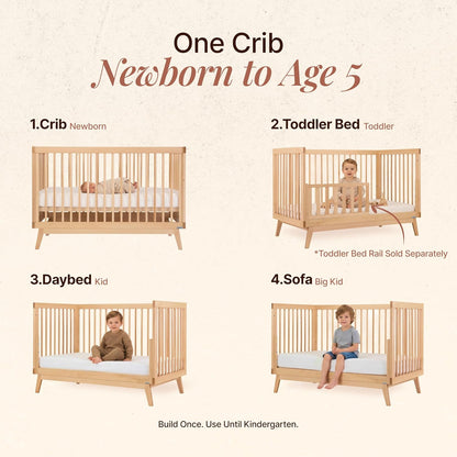 Dadada Baby Soho 3-in-1 Convertible Crib