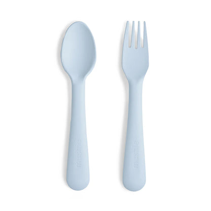 Mushie Dinnerware Fork+Spoon