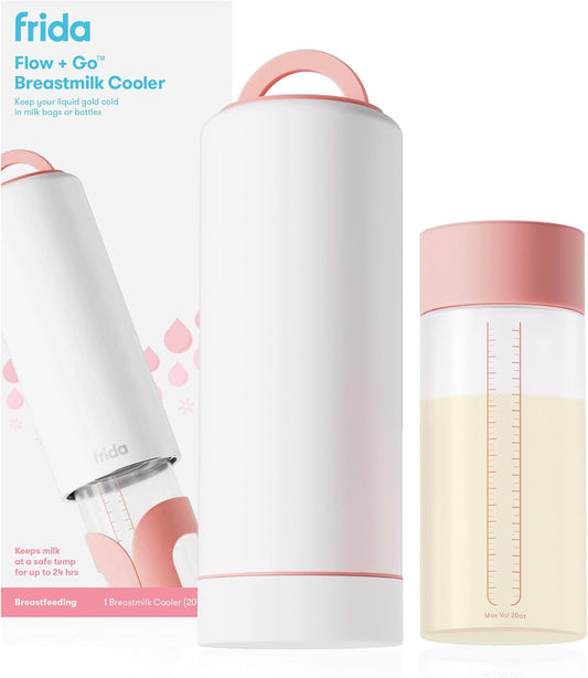 Frida Mom Flow + Go Breastmilk Cooler Bottle