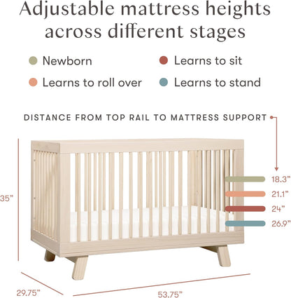 Babyletto Hudson 3-in-1 Convertible Baby Crib