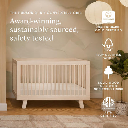 Babyletto Hudson 3-in-1 Convertible Baby Crib