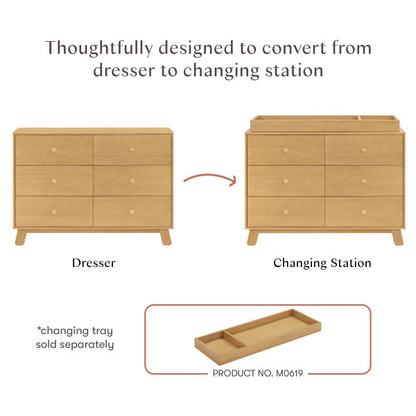 Babyletto Hudson Modern 6-Drawer Double Dresser