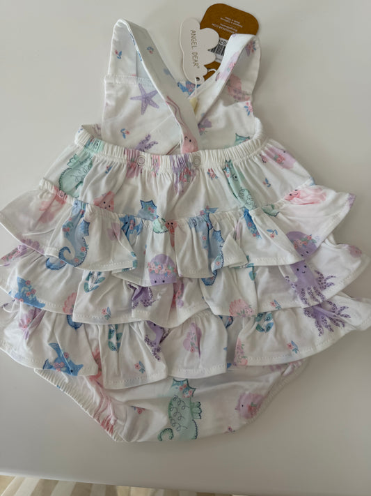 Floral Sea Sunsuit