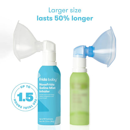 Frida Baby NoseFrida Saline Mist Nasal Inhaler, Nasal Decongestant Spray