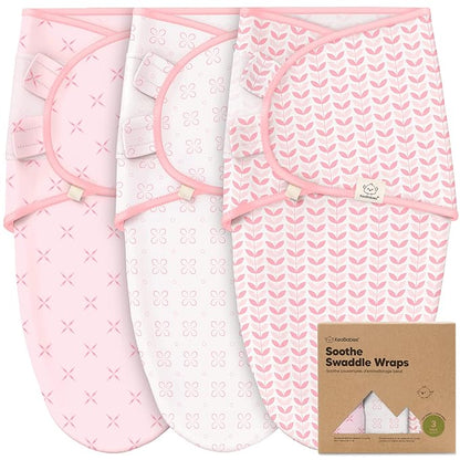 3-Pack Organic Baby Swaddle Sleep Sacks