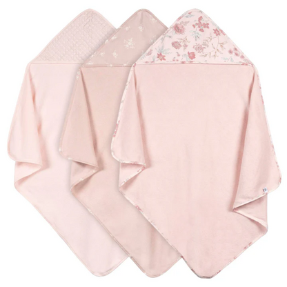 Just Born 3-Pack Hooded Towel