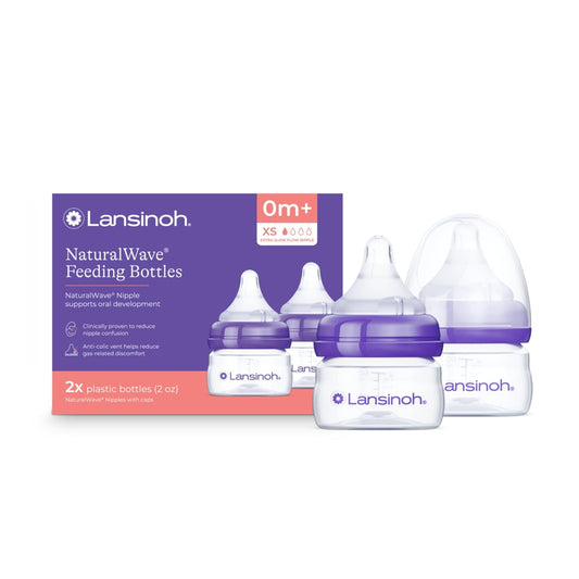 Lansinoh Anti-Colic Baby Bottles, 2oz