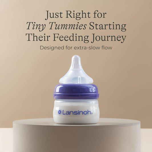 Lansinoh Anti-Colic Baby Bottles, 2oz