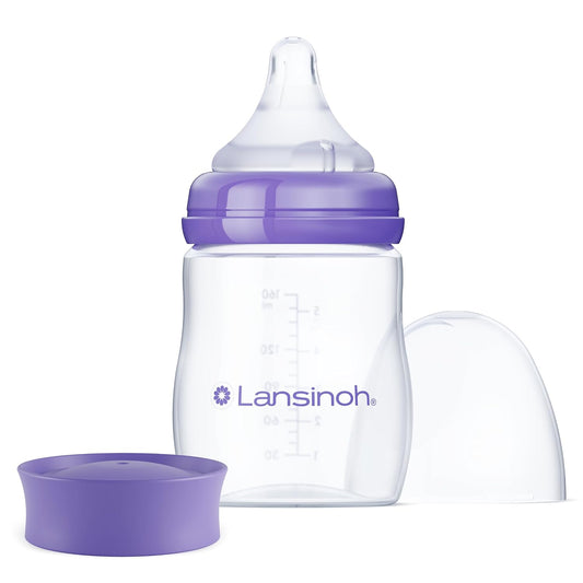 Lansinoh Anti-Colic Baby Bottles, 5 Ounces,