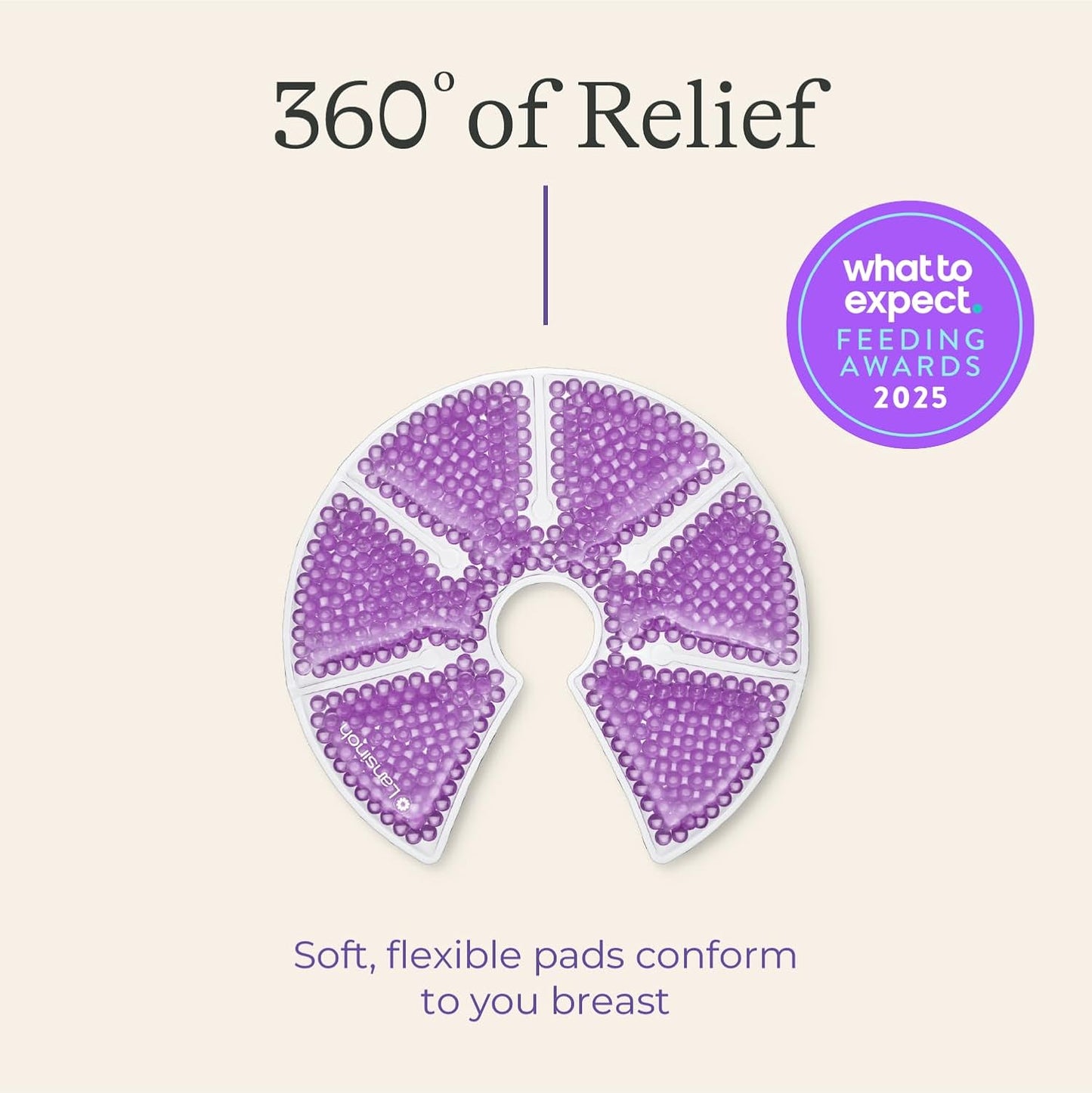 Lansinoh Breast Therapy Packs with Soft Covers, 2 Pack