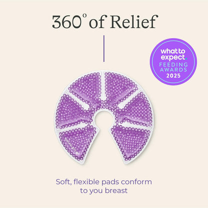 Lansinoh Breast Therapy Packs with Soft Covers, 2 Pack
