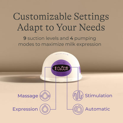 Lansinoh Discreet Duo Flow Wearable Breast Pump
