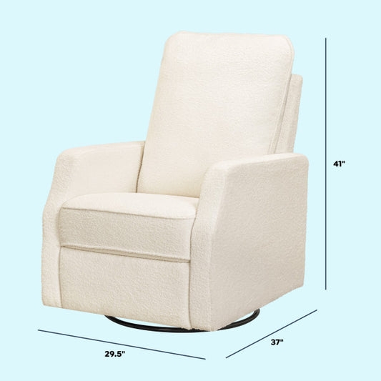 Lucas Pillowback Swivel Recliner