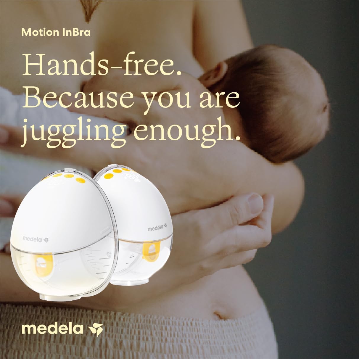 Medela Motion InBra Wearable Electric Breast Pump | Fully In-Bra, Hands-Free