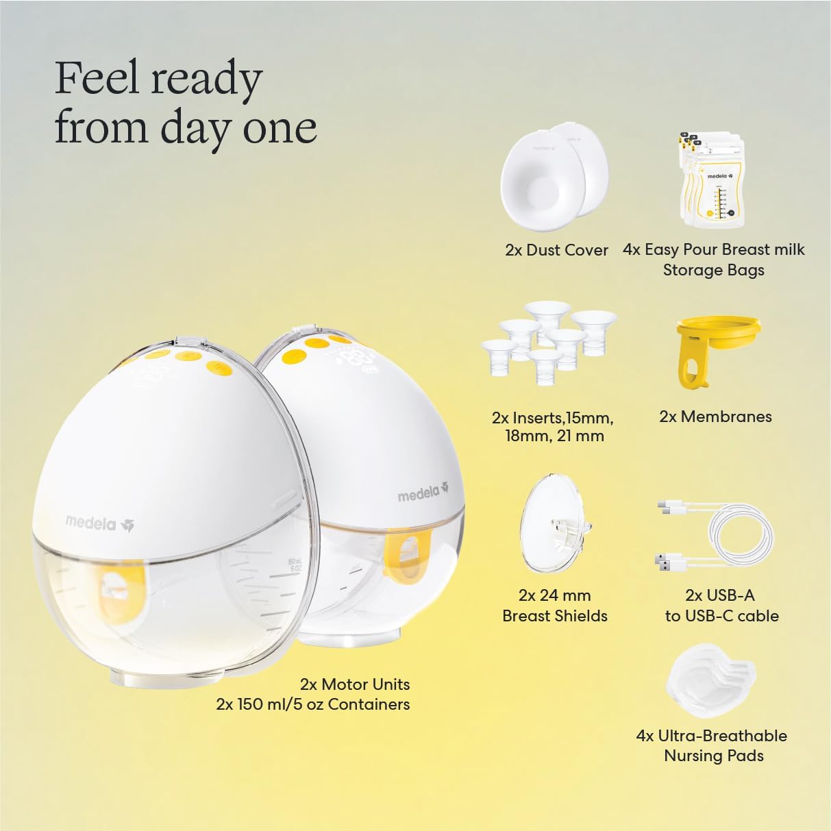 Medela Motion InBra Wearable Electric Breast Pump | Fully In-Bra, Hands-Free