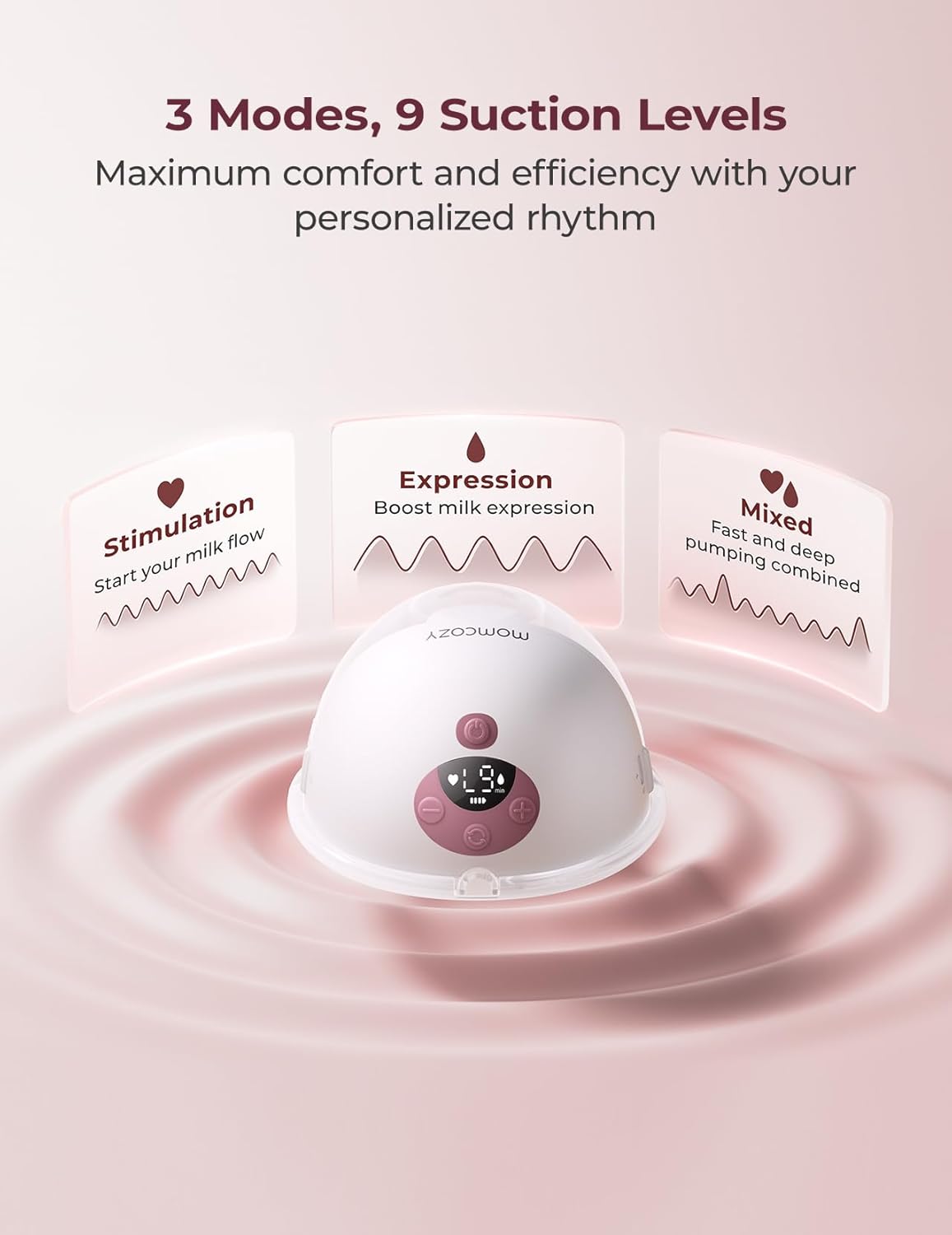 Momcozy M5 Smart APP Controlled Wearable Breast Pump