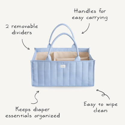 Mushie Baby Diaper Caddy