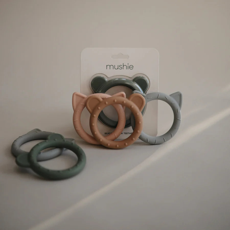 Mushie Animal Teether