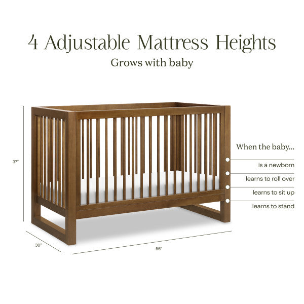 Namesake Nantucket 3-in-1 Convertible Crib w/ Toddler Bed Conversion Kit