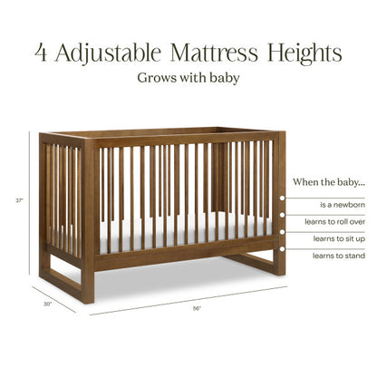 Namesake Nantucket 3-in-1 Convertible Crib w/ Toddler Bed Conversion Kit
