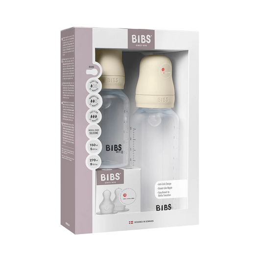 BIBS PP Bottle Grow Flow Set Ivory