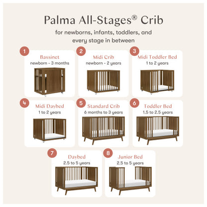 Babyletto Palma 8-in-1 Convertible All-Stages® Crib