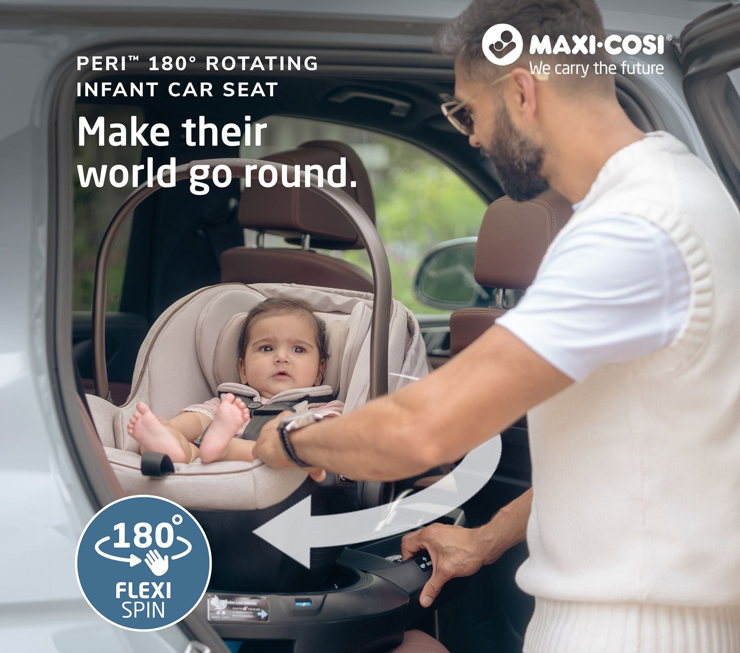 Maxi-Cosi® Peri™ 180° Rotating Infant Car Seat
