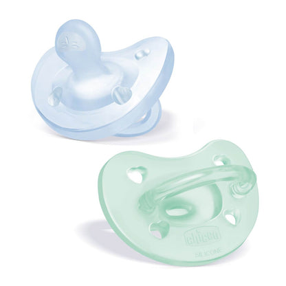 Silicone Pacifier - Soft Pink 0-6m (2pc)