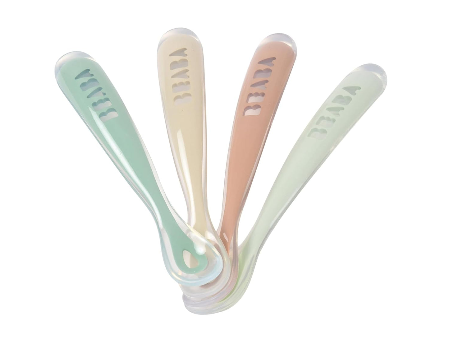 BEABA Baby's First Foods Spoon Set, Pack of 4